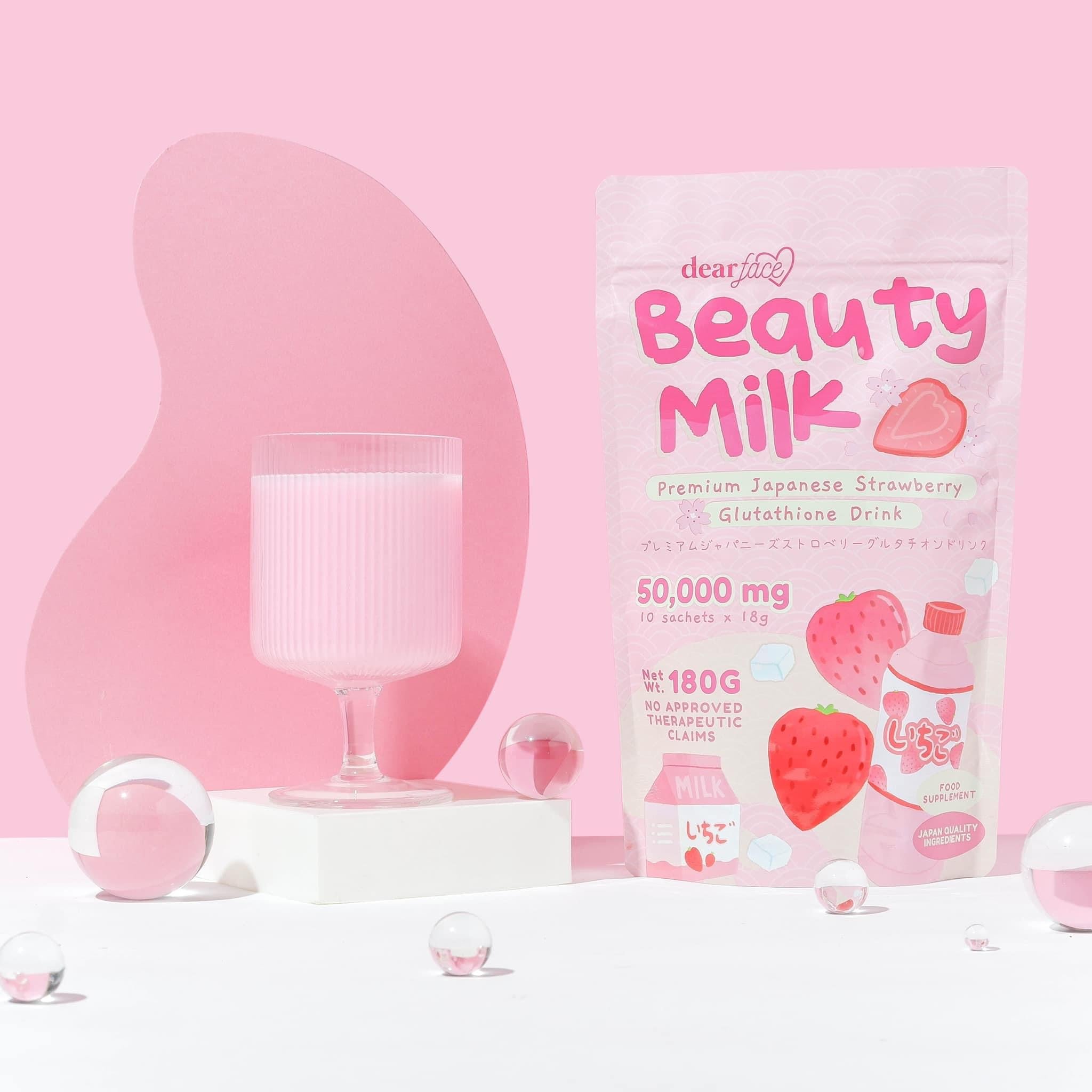 DEAR FACE Beauty Milk Melon ビューティーミルク x5-